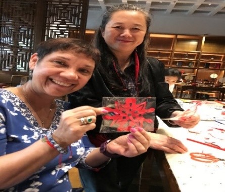 Photo of Dr. Elaine Lopez in China
